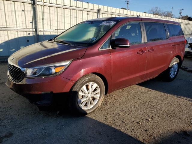 KIA SEDONA LX 2015 with VIN KNDMB5C12F6048893 - Photo from auction
