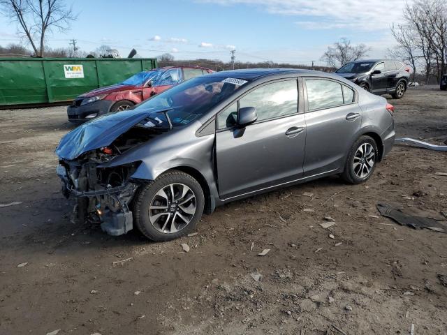 HONDA CIVIC EX 2013 with VIN 2HGFB2F8XDH552251 - Photo from auction