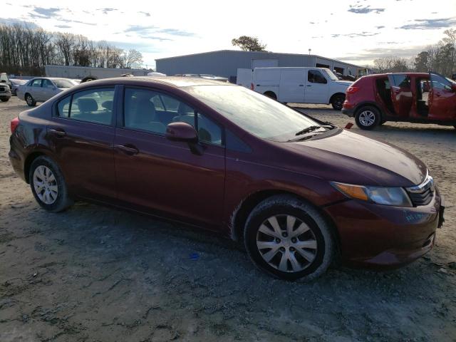 Photo 4 from auction – 2012 HONDA CIVIC LX with VIN 2HGFB2F51CH574899