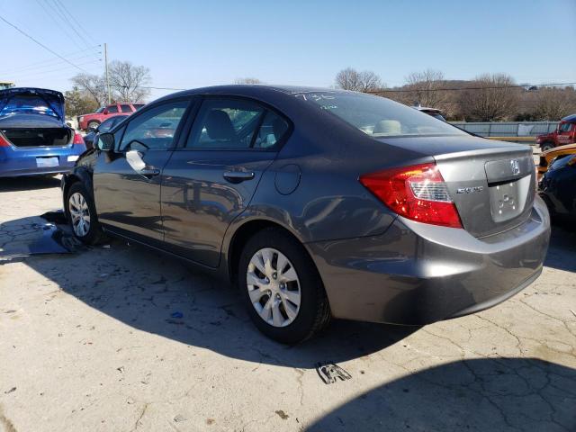 Photo 2 from auction – 2012 HONDA CIVIC LX with VIN 19XFB2F55CE098778