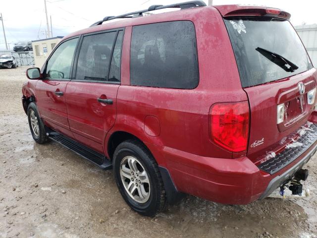 Photo 2 from auction – 2004 HONDA PILOT EX with VIN 5FNYF18424B009126