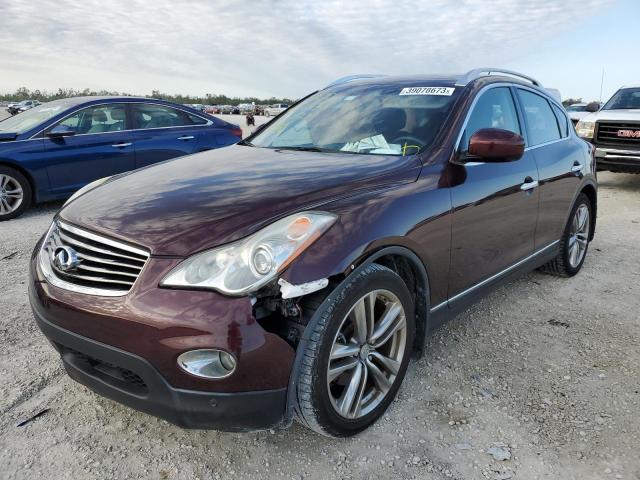 INFINITI EX35 BASE 2011 with VIN JN1AJ0HP9BM800586 - Photo from auction