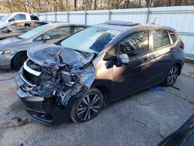 HONDA FIT EX 2018 with VIN 3HGGK5H96JM722372 - Photo from auction