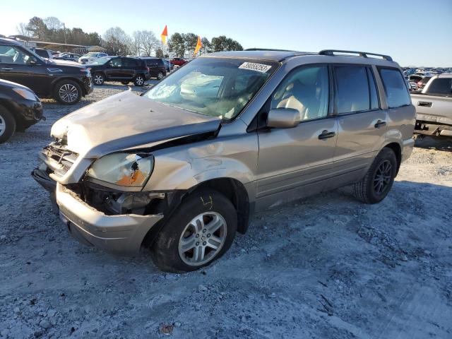 HONDA PILOT EXL 2004 with VIN 2HKYF18564H569659 - Photo from auction