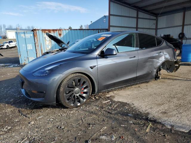TESLA MODEL Y 2022 with VIN 7SAYGDEF3NF455486 - Photo from auction