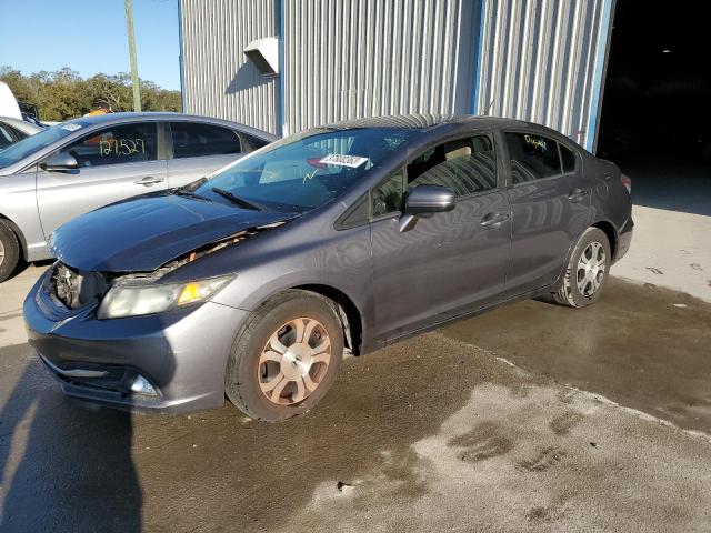HONDA CIVIC HYBR 2014 with VIN 19XFB4F28EE000296 - Photo from auction