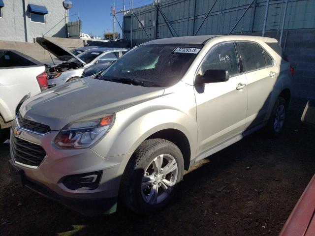 CHEVROLET EQUINOX LS 2016 with VIN 2GNALBEK7G1110258 - Photo from auction