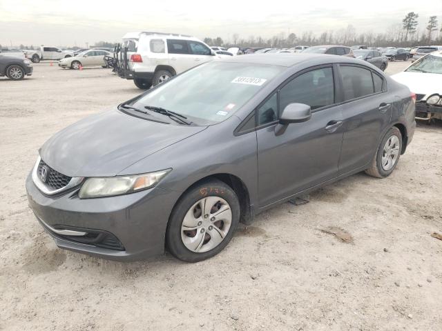 HONDA CIVIC LX 2013 with VIN 19XFB2F55DE027808 - Photo from auction