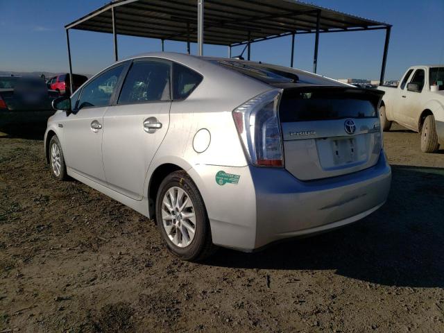 Photo 2 from auction – 2012 TOYOTA PRIUS PLUG with VIN JTDKN3DP3C3009572