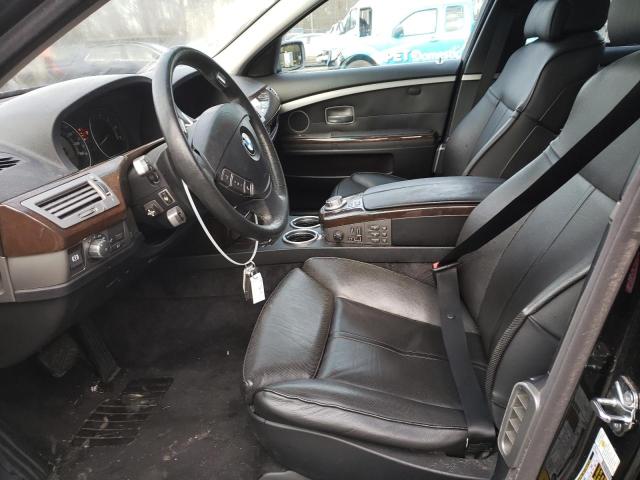 Photo 7 from auction – 2007 BMW 750 with VIN WBAHN83507DT66888
