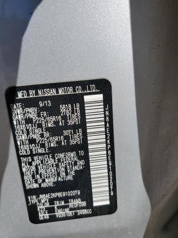 Photo 14 from auction – 2014 NISSAN QUEST S with VIN JN8AE2KP6E9102079