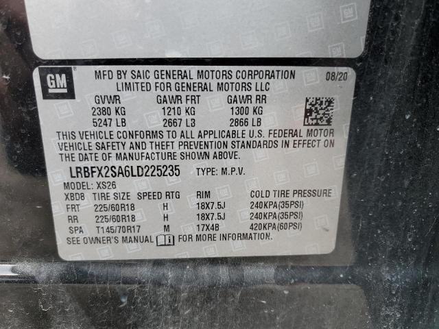 Photo 14 from auction – 2020 BUICK ENVISION with VIN LRBFX2SA6LD225235