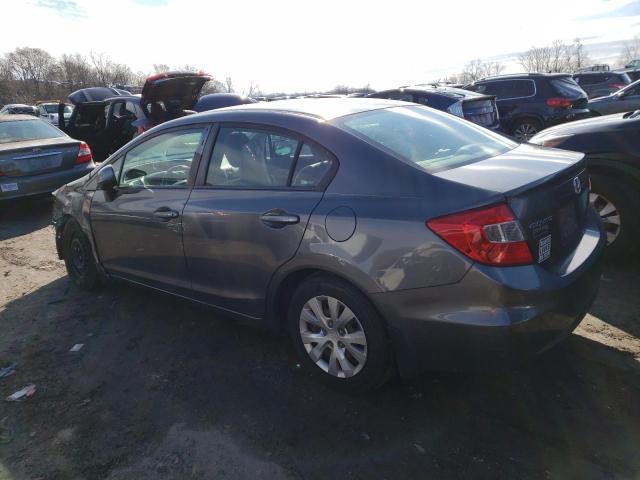 Photo 2 from auction – 2012 HONDA CIVIC LX with VIN 2HGFB2F56CH330875