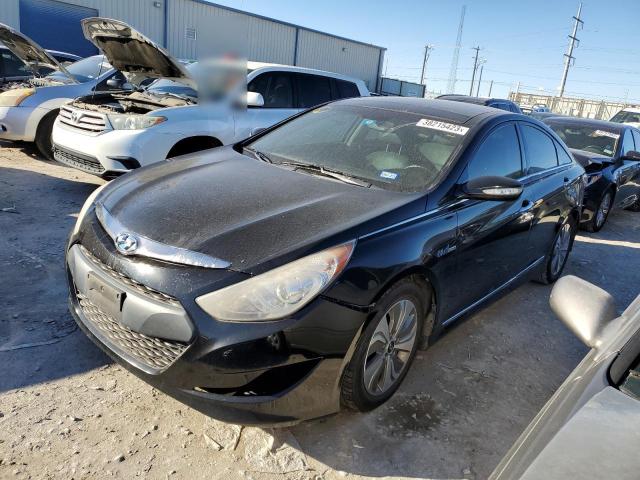 HYUNDAI SONATA HYB 2013 with VIN KMHEC4A46DA066716 - Photo from auction