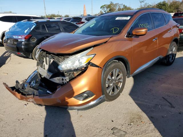 NISSAN MURANO S 2016 with VIN 5N1AZ2MH4GN118809 - Photo from auction