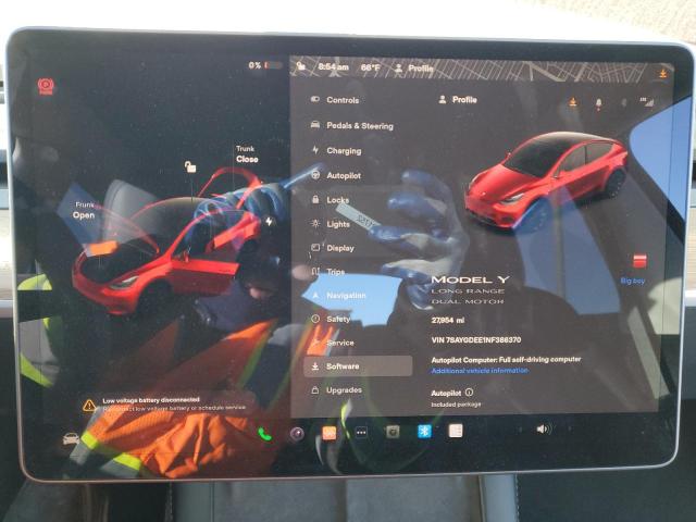 Photo 9 from auction – 2022 TESLA MODEL Y with VIN 7SAYGDEE1NF386370