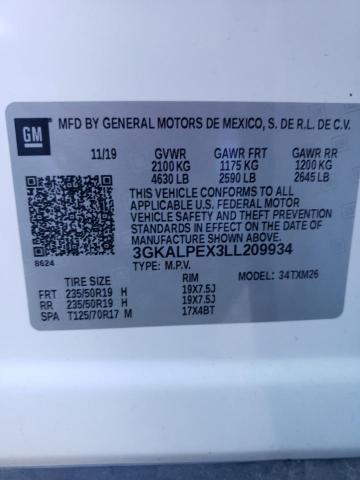 Photo 14 from auction – 2020 GMC TERRAIN SL with VIN 3GKALPEX3LL209934