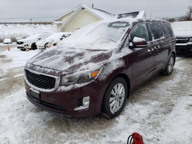 KIA SEDONA EX 2015 with VIN KNDMC5C19F6032543 - Photo from auction