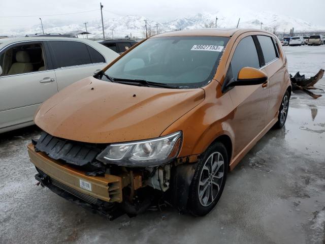 CHEVROLET SONIC LT 2017 with VIN 1G1JD6SBXH4153220 - Photo from auction