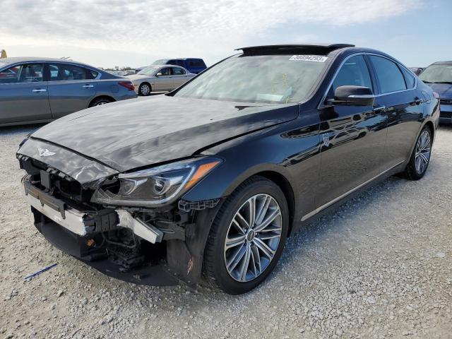 GENESIS G80 BASE 2018 with VIN KMHGN4JE9JU249341 - Photo from auction