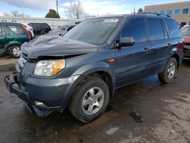 HONDA PILOT EX 2006 with VIN 2HKYF18776H545990 - Photo from auction