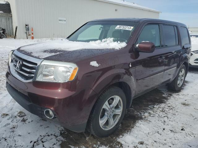 HONDA PILOT EXL 2012 with VIN 5FNYF4H63CB045800 - Photo from auction