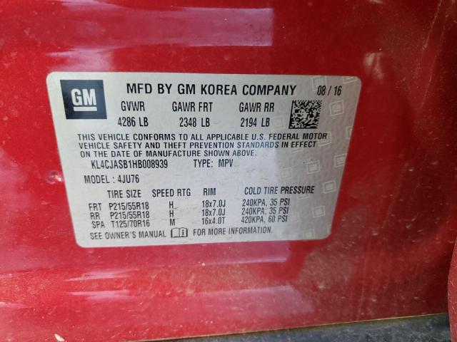Photo 14 from auction – 2017 BUICK ENCORE PRE with VIN KL4CJASB1HB008939