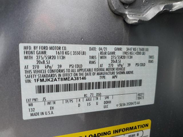 Photo 14 from auction – 2021 FORD EXPEDITION with VIN 1FMJK2AT8MEA38146