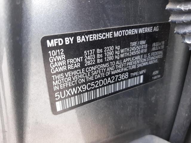 Photo 14 from auction – 2013 BMW X3 XDRIVE2 with VIN 5UXWX9C52D0A27368