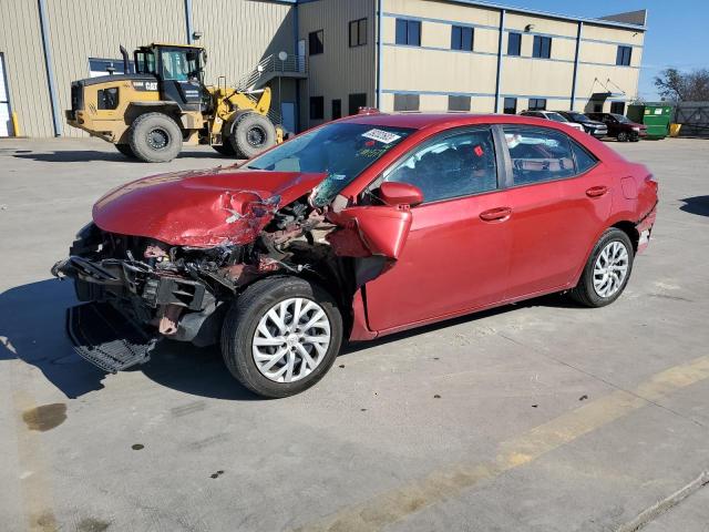 TOYOTA COROLLA L 2018 with VIN 5YFBURHE9JP791377 - Photo from auction