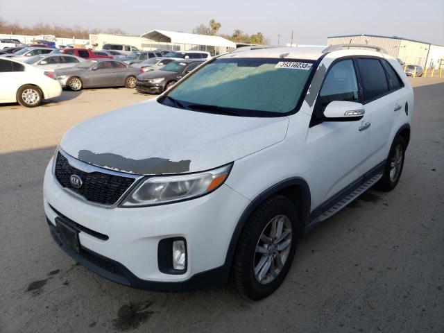 KIA SORENTO LX 2014 with VIN 5XYKT4A67EG434072 - Photo from auction