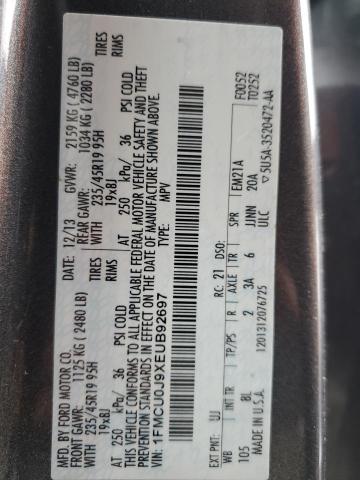 Photo 14 from auction – 2014 FORD ESCAPE TIT with VIN 1FMCU0J9XEUB92697