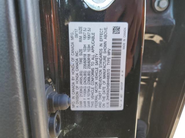 Photo 14 from auction – 2017 HONDA CR-V EX with VIN 2HKRW2H58HH680570