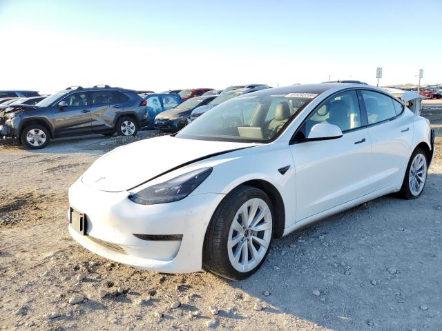 TESLA MODEL 3 2022 with VIN 5YJ3E1EBXNF192518 - Photo from auction
