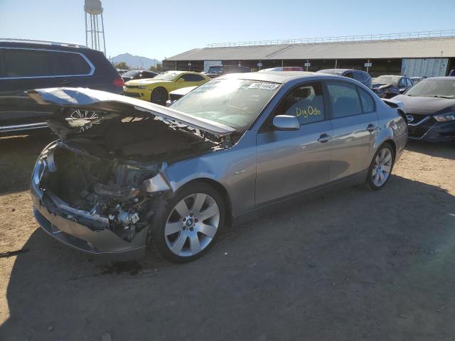 BMW 530 I 2007 with VIN WBANE73507CM54973 - Photo from auction