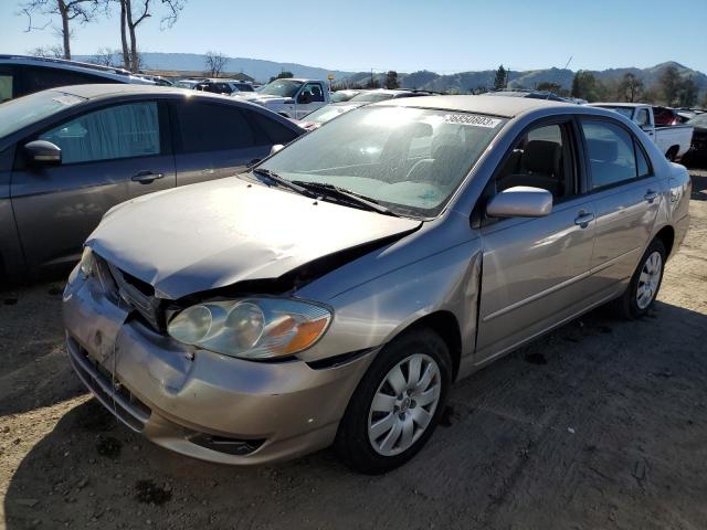 TOYOTA COROLLA CE 2003 with VIN 1NXBR32E73Z174942 - Photo from auction