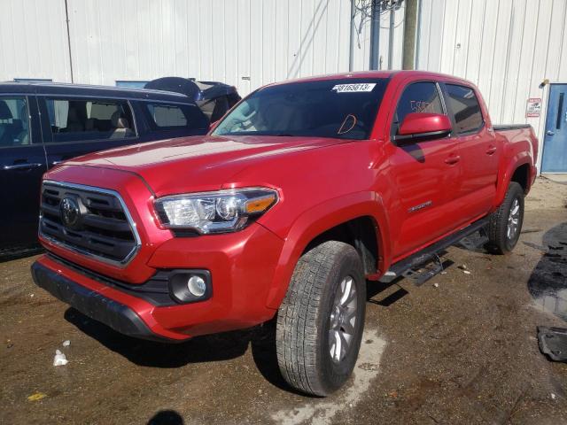 TOYOTA TACOMA DOU 2018 with VIN 3TMAZ5CN2JM078048 - Photo from auction