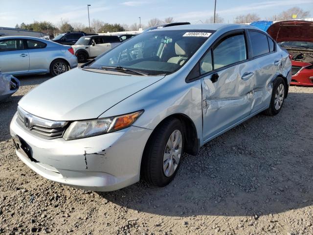 HONDA CIVIC LX 2012 with VIN 19XFB2F59CE346272 - Photo from auction