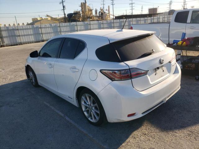 Photo 2 from auction – 2012 LEXUS CT 200 with VIN JTHKD5BH3C2099045