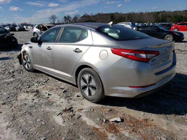 Photo 2 from auction – 2012 KIA OPTIMA HYB with VIN KNAGM4AD0C5013315
