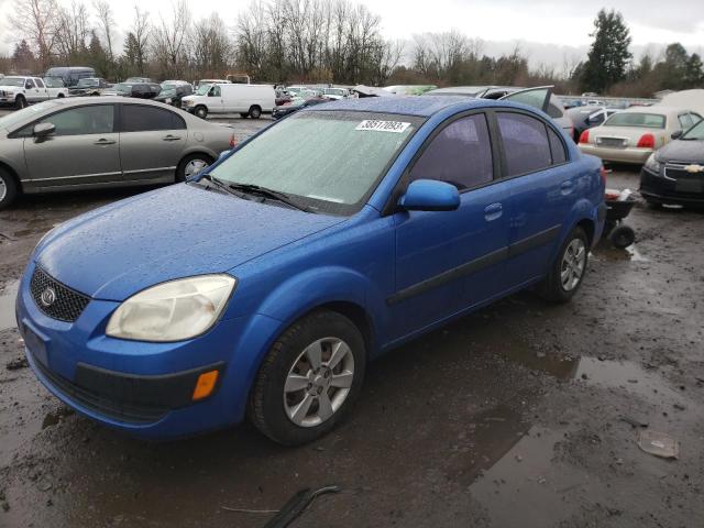 KIA RIO BASE 2007 with VIN KNADE123X76222095 - Photo from auction