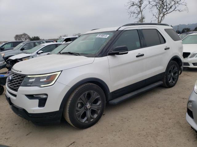 FORD EXPLORER S 2018 with VIN 1FM5K8GT6JGC42133 - Photo from auction