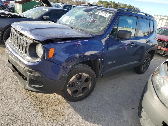 JEEP RENEGADE S 2017 with VIN ZACCJBAB2HPG20540 - Photo from auction
