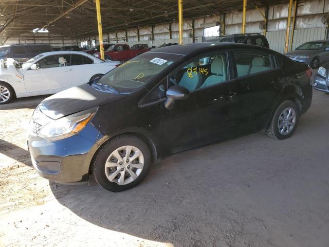 KIA RIO LX 2014 with VIN KNADM4A39E6411811 - Photo from auction