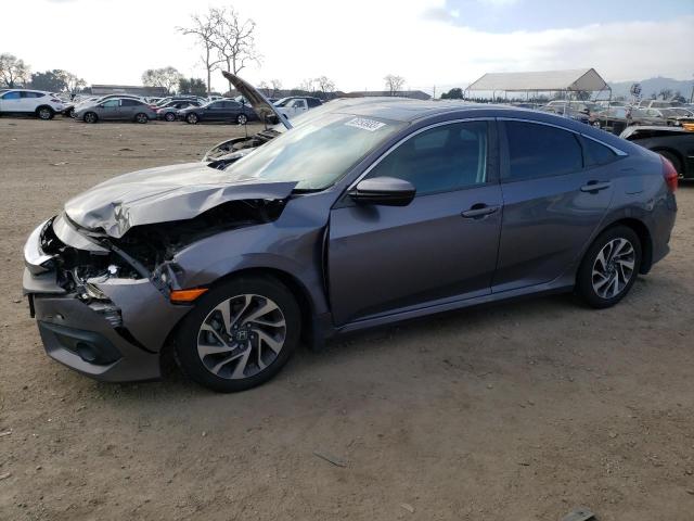 HONDA CIVIC EX 2017 with VIN 19XFC2F88HE230527 - Photo from auction