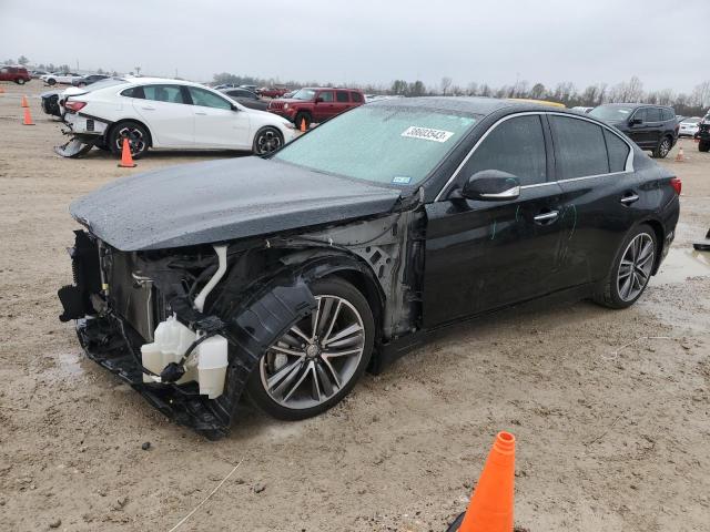 INFINITI Q50 2014 with VIN JN1BV7AP2EM682347 - Photo from auction