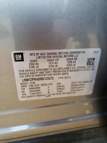 Photo 14 from auction – 2021 BUICK ENVISION E with VIN LRBFZPR48MD123072