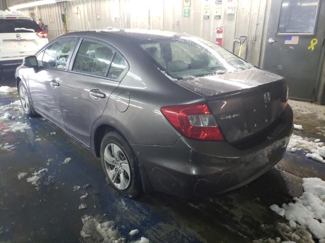 Photo 2 from auction – 2012 HONDA CIVIC EX with VIN 19XFB2F87CE041265