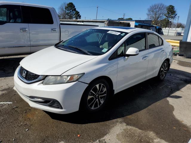 HONDA CIVIC EX 2013 with VIN 2HGFB2F80DH513197 - Photo from auction