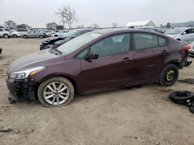 KIA FORTE LX 2017 with VIN 3KPFL4A76HE022057 - Photo from auction